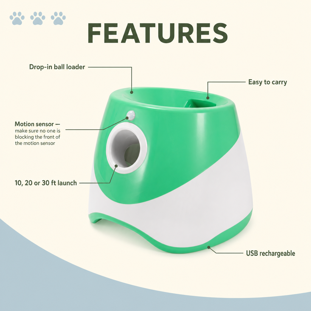 Fetchless™ Automatic Ball Launcher
